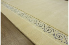 Gładki dywan 170x240 SWAROVSKI ELEMENTS LUXOR STYLE wełny owczej lux