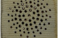 Gładki dywan 170x240c SWAROVSKI ELEMENTS LUXOR STYLE wełny owczej lux
