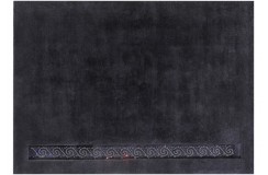 Wart 13 999 zł gładki dywan 170x240cm SWAROVSKI ELEMENTS LUXOR STYLE Royal Grafitowy z MONGOLSKIEJ wełny owczej lux