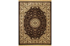 Klasyczny wzór dywan Isfahan 5250A brązowy Marbex 850 000 wiązań/m2 miękki 160x230cm