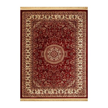 Klasyczny wzór dywan Isfahan 5255S czerwony Marbex 850 000 wiązań/m2 miękki 160x230cm