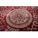 Klasyczny wzór dywan Isfahan 5255S czerwony Marbex 850 000 wiązań/m2 miękki 160x230cm