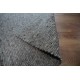 Luksusowy dywan Montèl Rousseau szary brąz 170x230cm 100% wełna owcza dwustronny płasko tkany