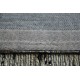 Płasko tkany dywan cieniowany deseń sznurkowy 160x240 beżowy z Indii poliester bawełna