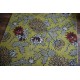 Żółty dywan z kolorowymi kwiatami 100% wełniany 155x215 tani Indie