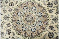 Ręcznie tkany dywan Nain 6la Habibian z Iranu 250x250cm okrągły
