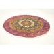 Dywan Ziegler Arijana Shaal 100% wełna kamienowana ręcznie tkany okrągły 170x170cm kolorowy w pasy