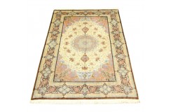 Perski oryginalny dywan Kom unikatowy 100% naturalny jedwab 170x240cm