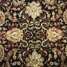 Ciemny klasyczny dywan Tabriz z Indii 200x300cm 100% wełna oryginalny ręcznie tkany perski gruby