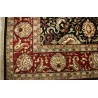 Ciemny klasyczny dywan Tabriz z Indii 200x300cm 100% wełna oryginalny ręcznie tkany perski gruby
