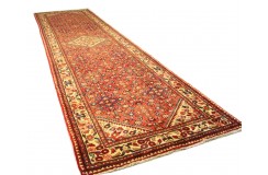 Orient perski dywan ręcznie tkany Hosseinabad luksusowy chodnik 123x447