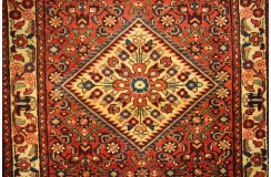 Orient perski dywan ręcznie tkany Hosseinabad luksusowy chodnik 123x447