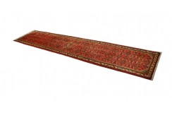 Orient perski dywan ręcznie tkany Hosseinabad luksusowy chodnik 90x400