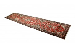 Orient perski dywan ręcznie tkany Hosseinabad luksusowy chodnik 90x390