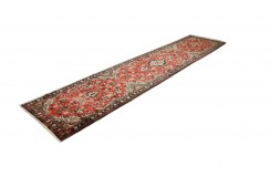 Orient perski dywan ręcznie tkany Hosseinabad luksusowy chodnik 90x390