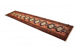 Orient perski dywan ręcznie tkany Hosseinabad luksusowy chodnik 85x385