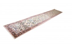 Klasyk ręcznie tkany dywan Saruk z Iranu wełniany luksusowy 75x425cm