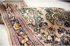 Klasyk ręcznie tkany dywan Saruk z Iranu wełniany luksusowy 75x425cm