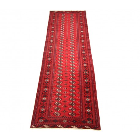 Afgan Mauri oryginalny chodnik 100% wełniany dywan z Afganistanu 100x350cm ręcznie tkany Buchara