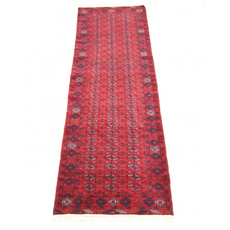 Afgan Mauri oryginalny chodnik 100% wełniany dywan z Afganistanu 80x300cm ręcznie tkany Buchara