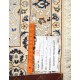 Nain 6la Habibian gęsto ręcznie tkany dywan z Iranu wełna + jedwab ok 84x113cm granatowy majestatyczny 