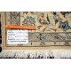 Nain 6la Habibian gęsto ręcznie tkany dywan z Iranu wełna + jedwab ok 155x261cm granatowy majestatyczny 