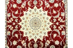 Ręcznie tkany dywan Nain 6la Habibian z Iranu 125x192cm czerwony
