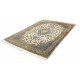 Nain Todeshk 4la gęsto ręcznie tkany dywan z Iranu wełna + jedwab ok 127x190cm beżowy majestatyczny 