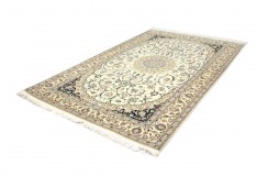 Ręcznie tkany dywan Nain 6la Habibian z Iranu 129x205cm beżowy