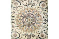 Ręcznie tkany dywan Nain 6la Habibian z Iranu 129x205cm beżowy