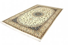 Ręcznie tkany dywan Nain 6la Habibian z Iranu 132x212cm beżowy