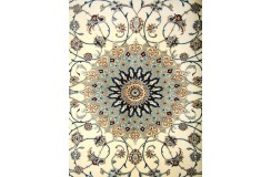 Ręcznie tkany dywan Nain 6la Habibian z Iranu 132x212cm beżowy
