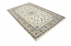 Ręcznie tkany dywan Nain 6la Habibian z Iranu 135x212cm beżowy
