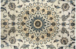 Ręcznie tkany dywan Nain 6la Habibian z Iranu 135x212cm beżowy