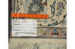Ręcznie tkany dywan Nain 6la Habibian z Iranu 135x212cm beżowy