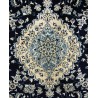 Ręcznie tkany dywan Nain 6la Habibian z Iranu 172x256cm granatowy