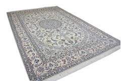 Ręcznie tkany dywan Nain 6la Habibian z Iranu 200x300cm beżowy