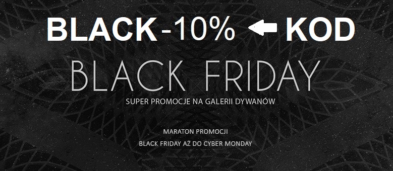Black Friday w Galeria Dywanów